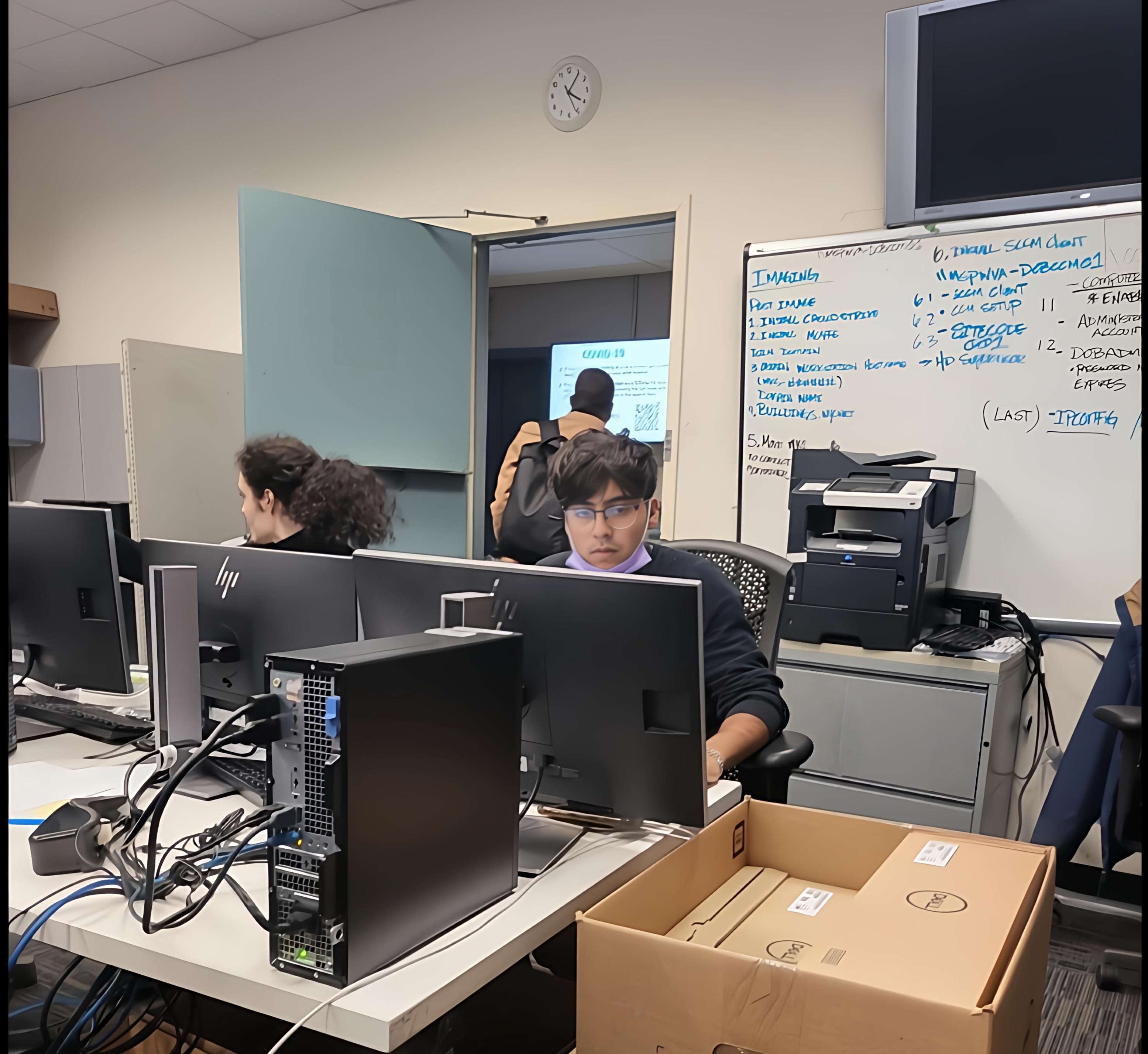 Deployed office IT infrastructure